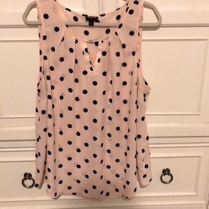 Torrid Polka Dot Sleeveless Top